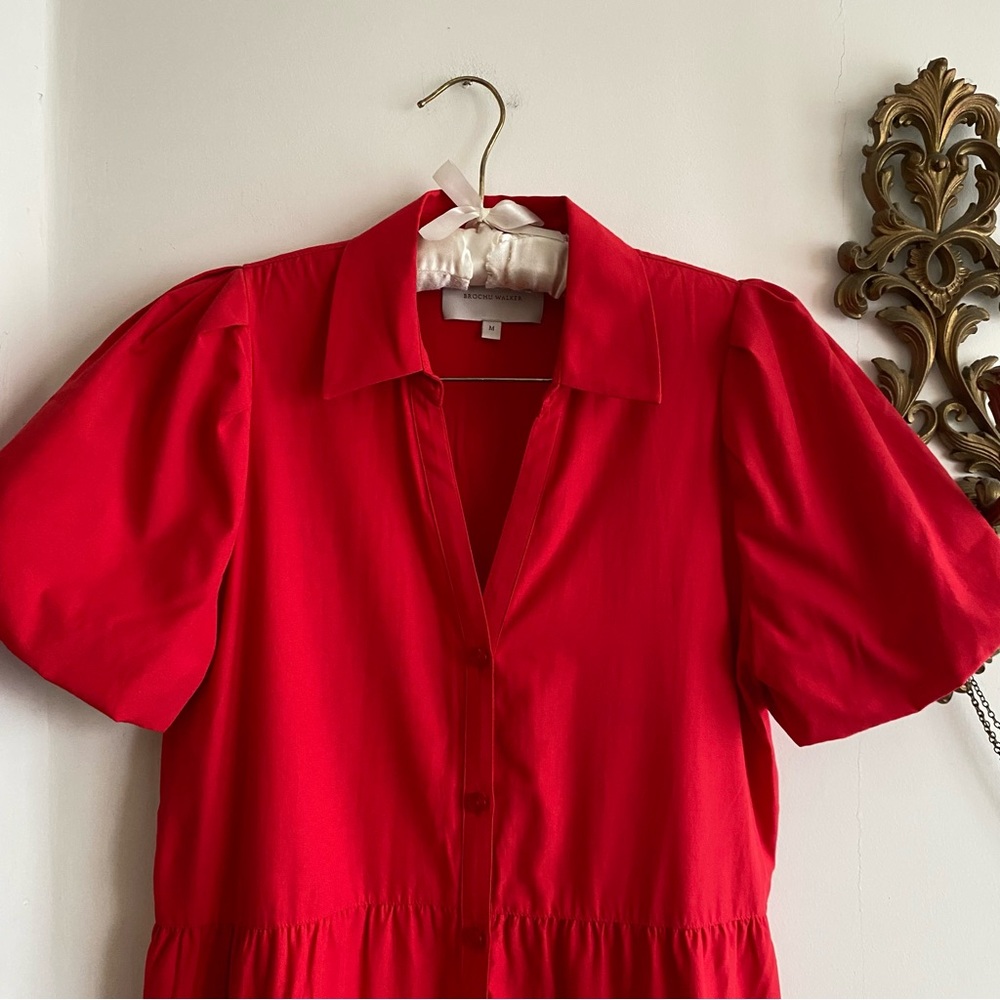BROCHU WALKER THE HAVANA SHIRT MIDI DRESS - Picture 8 of 14